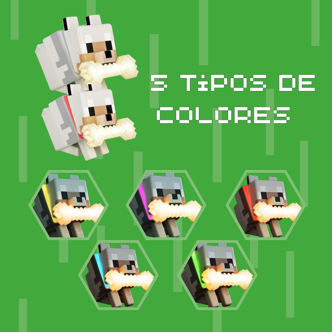 Lampara Lobo 3D